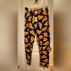 Children's Place Boys Edge Blue Pizza Fleece Pajama Pants